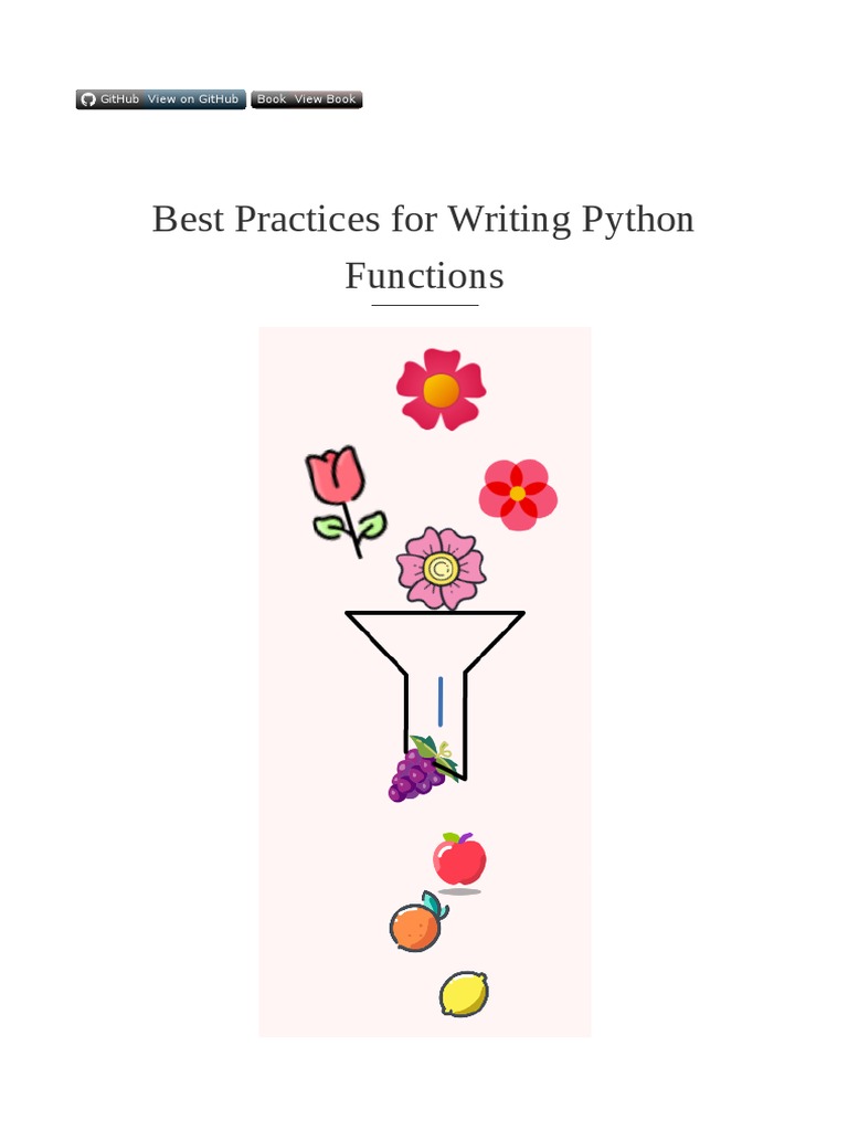 Best Practices For Writing Python Functions | PDF | Subroutine | Zip