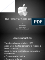 Fdocuments - in Presentation On The History of Apple Computers