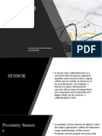 Proximity and Displacement Sensor: Presented By-Robin Solanki 2019004698