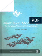 (2011) - Nezlek, J. B. Multilevel Modeling For Social and Personality Psychology