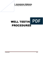 Well Test Procedures Manual