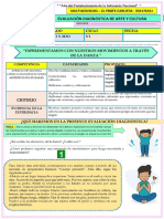 Evaluación Diagnóstica - Arte y Cultura - Ciclo VI -1ero y 2do