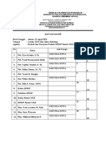 Daftar Hadir Paskah Eksi