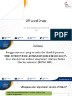 Off Label Drugs Spesialite