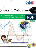 Basic Calculus: Antiderivatives of Exponential & Logarithmic Functions