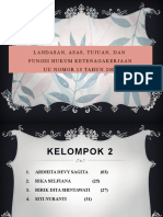 Kelompok 2 - Landasan Asas Tujuan Fungsi Hukum