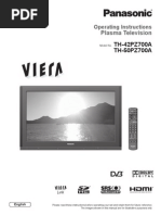 Download Panasonic TH-42PZ700A F0020061 by Jase Stan SN57442330 doc pdf