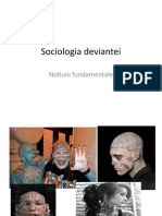 Sociologia Deviantei I