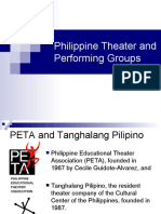 Philippine Theater and Performing Groups