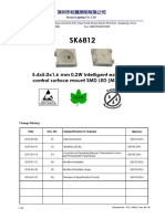 SK6812 RGB Led Specification Datasheet From Hanron Lighting