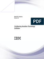 Configuring Assistive Technology Software: IBM SPSS Statistics
