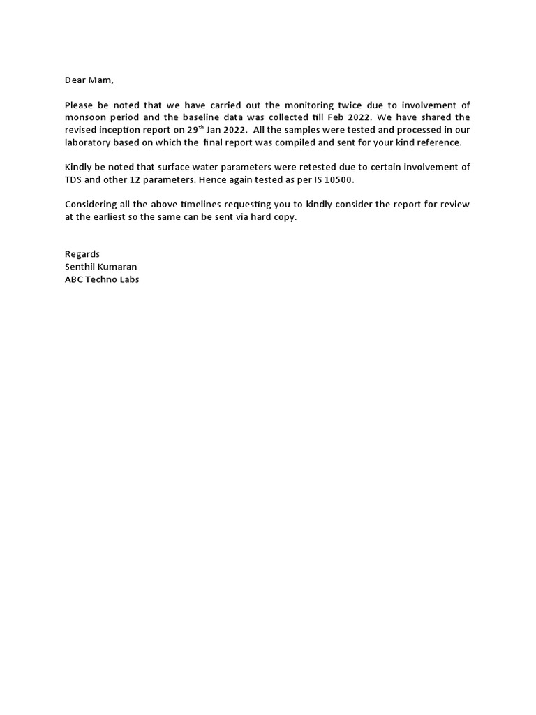 Monitoring Report Review Request | PDF | Technology & Engineering