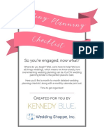 Wedding Planning Checklist