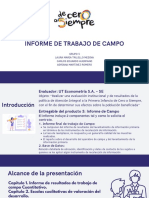 Informe de Trabajo de Campo Políticas Públicas