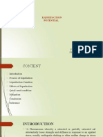 Liquefaction Potential: Presented by Saurabh Tamta 205709