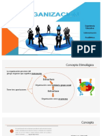 Organización (Concepto Importancia Elementos Principios y Etapas)