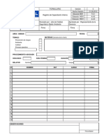 FO-PR-Registro de Capacitación Interna