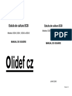 Manual Estufa Olidef ECB Linea