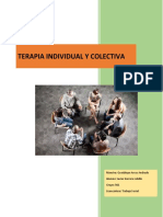 Terapia individual y colectiva: conceptos y niveles de intervención