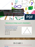 Triangle Inequality: Name - Mudit Garg Class-Vii-A