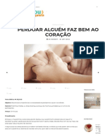 Perdoar Alguém Faz Bem Ao Coração - Sou Catequista