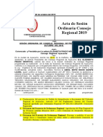 Acta Sesión Ordinaria de Fecha 28 de Octubre