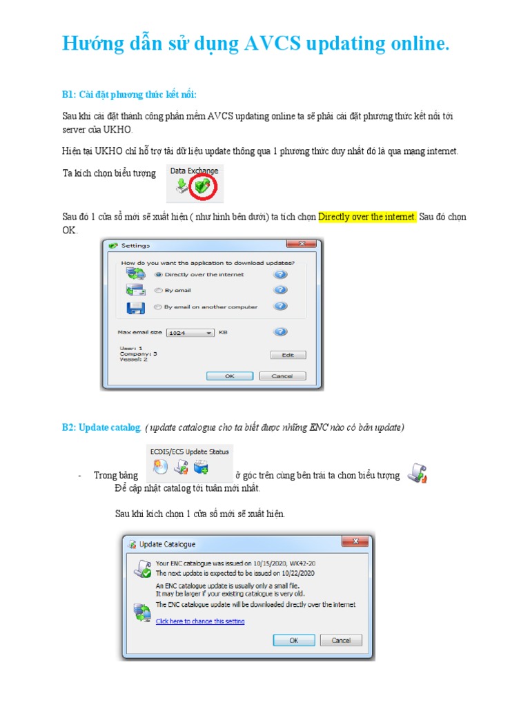 HDSD Avcs Updating Online | PDF