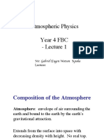 Composition and Origin of The AtmosphereF