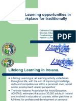 (PDF Version - Slides) - Lifelong Learning Opportunities in The Workplace For Traditionally Disadvantage Groups in Ireland