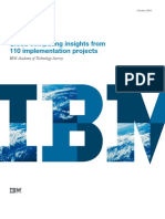 Cloud Computing Insights From 110 Implementation Projects: IBM Academy of Technology Survey