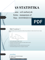 Tugas Statistika 15 Mei Sofi A3..