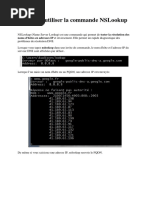 Comment Utiliser La Commande NSLookup