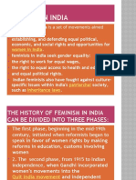 Feminism in India: at Defining