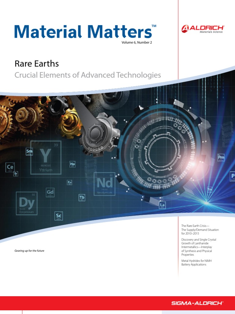 Rare Earths: Crucial Elements For Advanced Technologies - Material ...