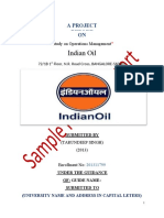 Indian Oil Project