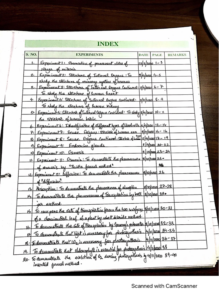 Biology Lab Manual Class 10 PDF
