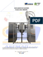 Mezclador Bin Blender ASQ-MBB400L para farmacéutica