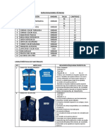 Especificaciones Técnicas