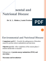 Environmental and Nutrional Disease: Dr. K. L. Mishra (Assist Professor, HIMS)