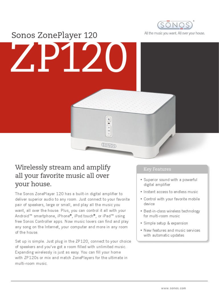 Caroline kalligraf Siege Sonos zp120 | PDF | I Tunes | I Pod Touch