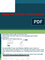 2.1 Praktik Dasar Google Ads