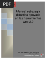 Manual estrategia didáctica apoyada en las herramientas web 2.0