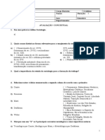 Avaliação Conceitual - Sociologia