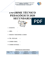 Formato Referencial de Informe Tecnico Pedagogico