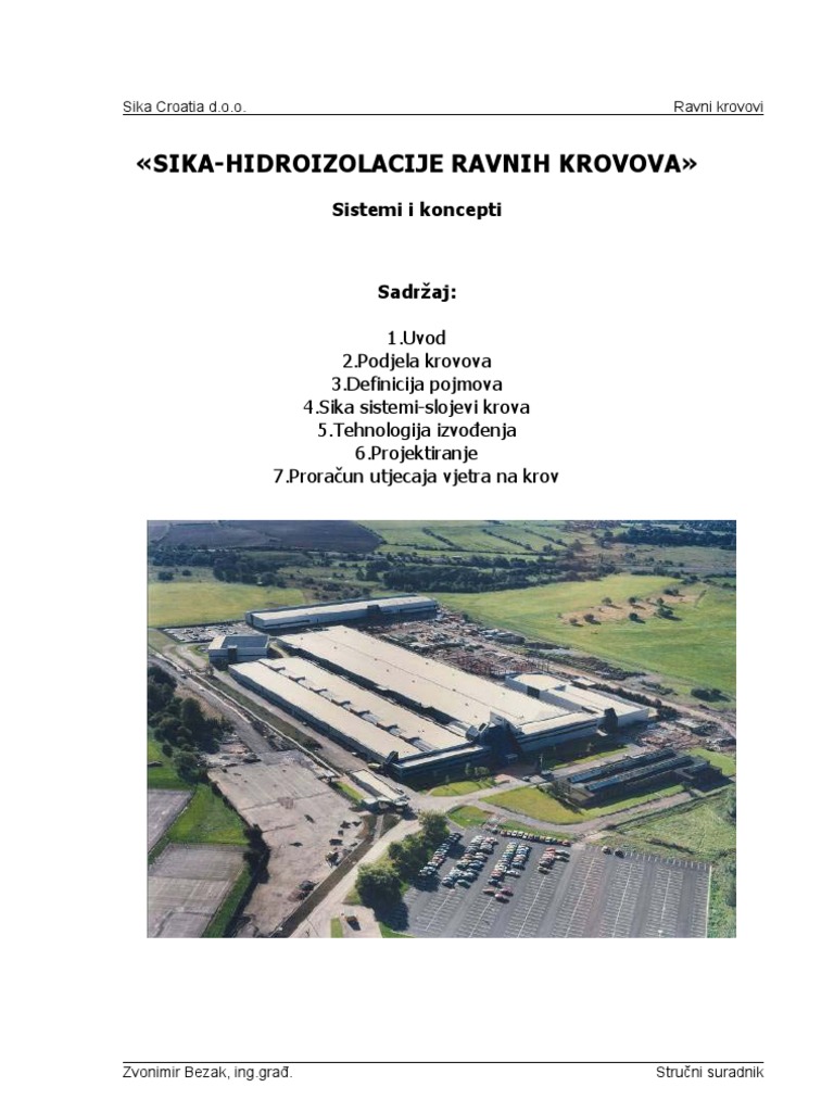 Strucni Rad Ravni Krovovi Za Web | PDF