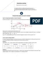 Interpretação gráfica da taxa de variação instantânea