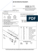 Injector Specification (RSN) : Assembly No: 38414