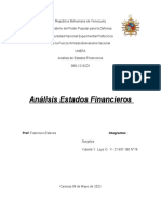 Analisis de Estados Financieros.