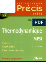 Precis Thermodynamique