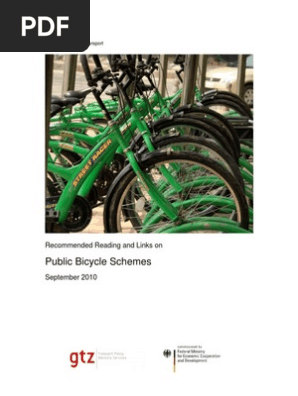 Recommended Reading and Links On Public Bicycle Schemes PDF